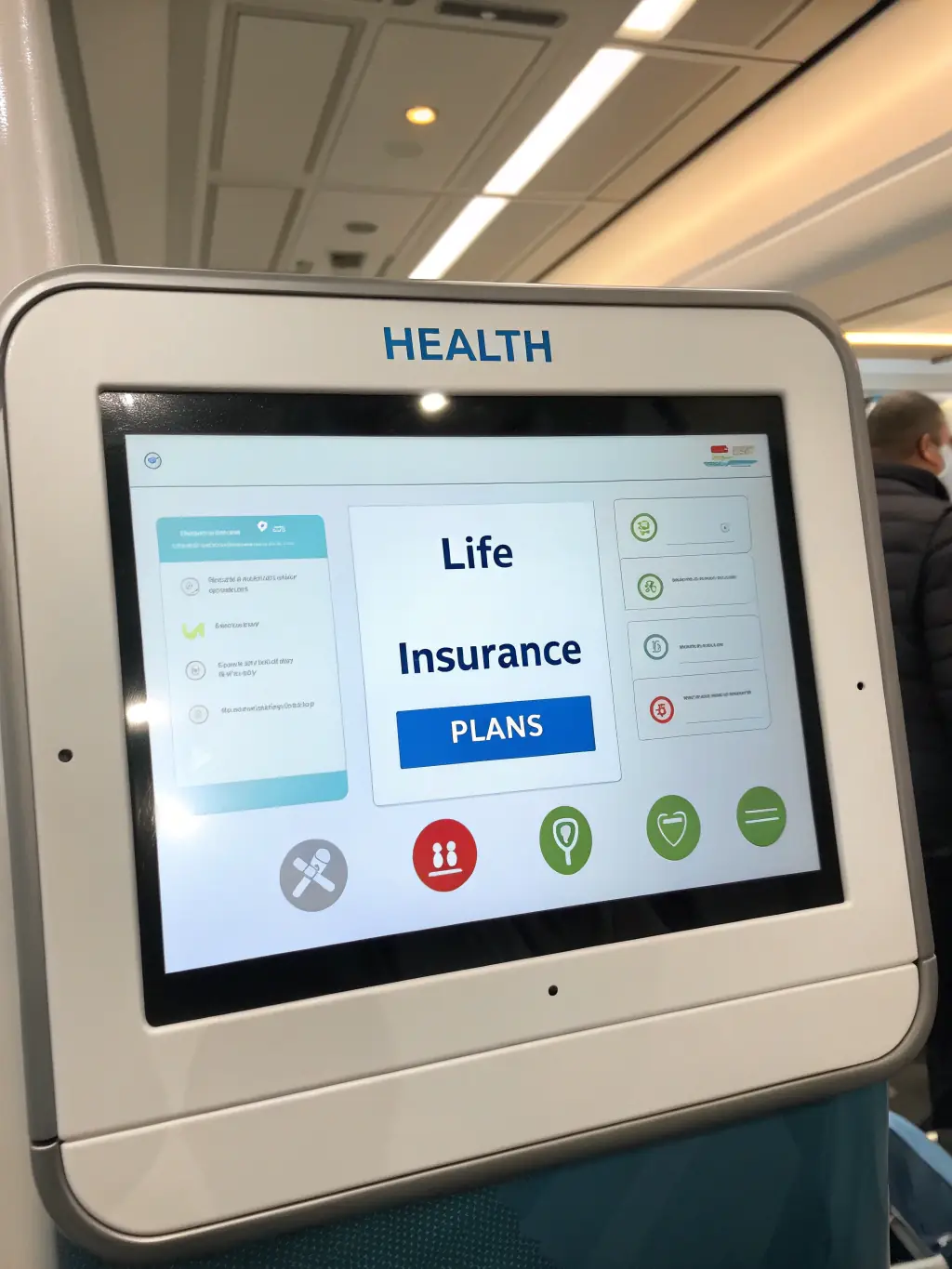 A secure digital platform displaying various life insurance policy options, highlighting the ease and convenience of managing your insurance needs online with Provision Insurance Solutions.